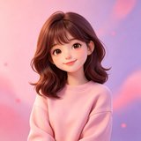 meimodu AI 陪伴助手小暖的 3D 卡通头像